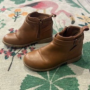 Toddler Girls Camel Booties